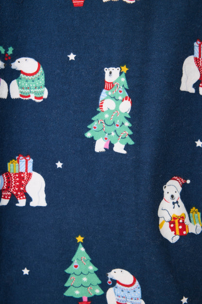 Bearly Awake 3-Piece Flannel PJ Set