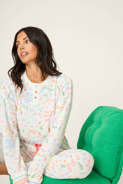 Ski Jammie Classics Fa La La PJ Set
